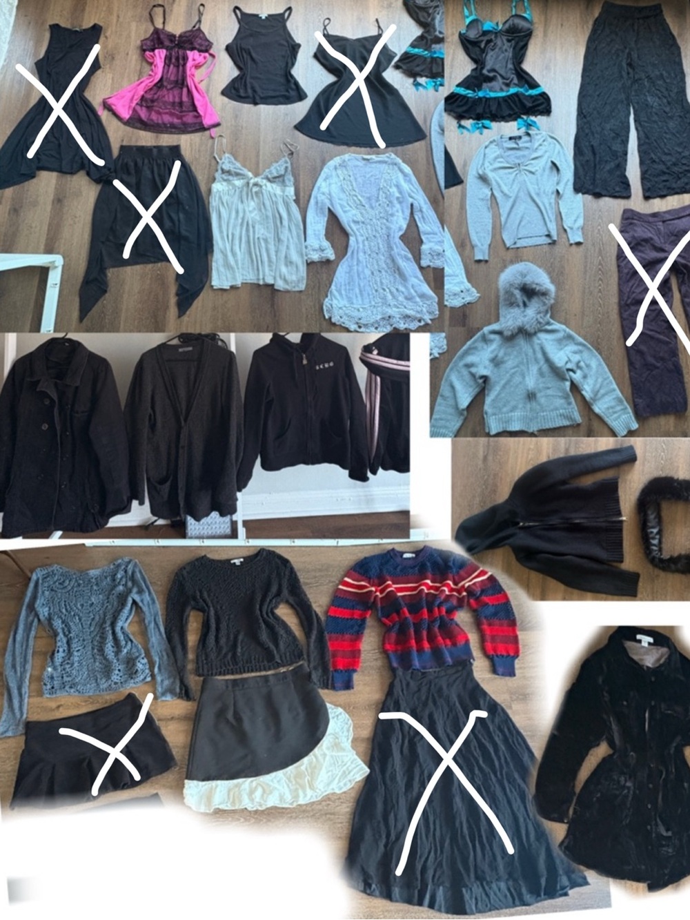 24pc Indie Sleaze Clothing lot bundle